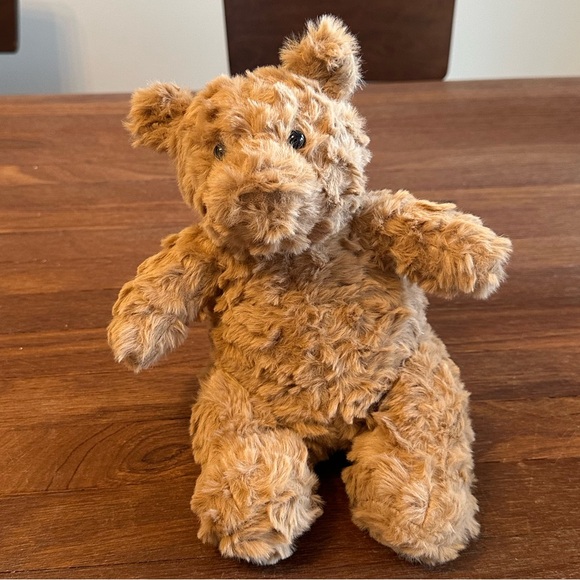 Other - Brown Teddy Bear Plush Soft Stuffed Animal Cute Cozy Gift 9.5” New
